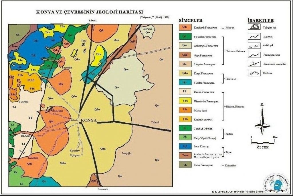 Konya Jeoloji Haritası